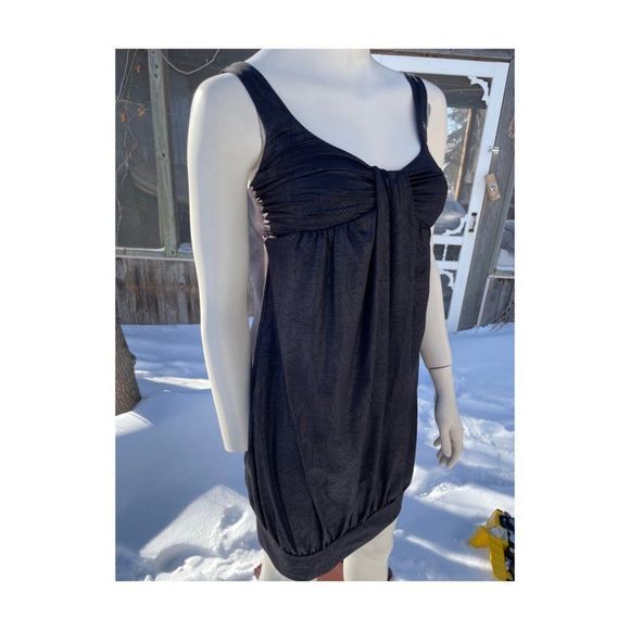 Miss Sixty Collection Black Babydoll Dress Knot Front Sleeveless Sz S - Picture 10 of 13